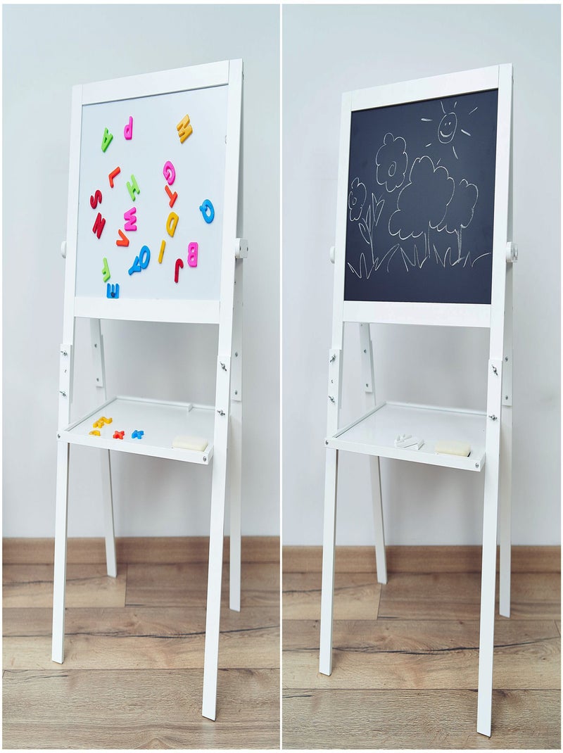 Tableau enfant double face magnétique et craie mamabrum N/A - Kiabi