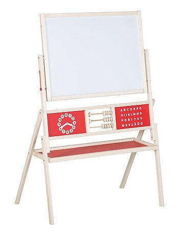 Tableau rotatif double face craie et magnétique avec boulier et accessoires ROBA