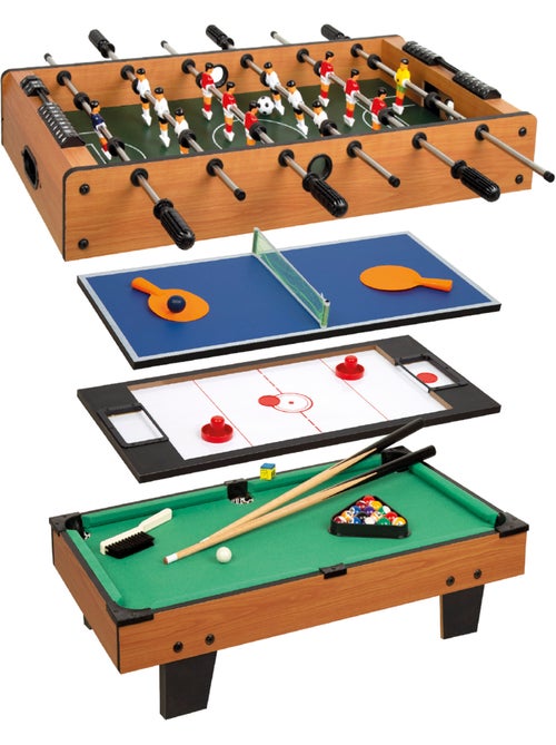 Tabletop multijeux 81x43x27 cm 4 en 1 cb games - Kiabi Tabletop multijeux 81x43x27 cm 4 en 1 cb games - Kiabi
