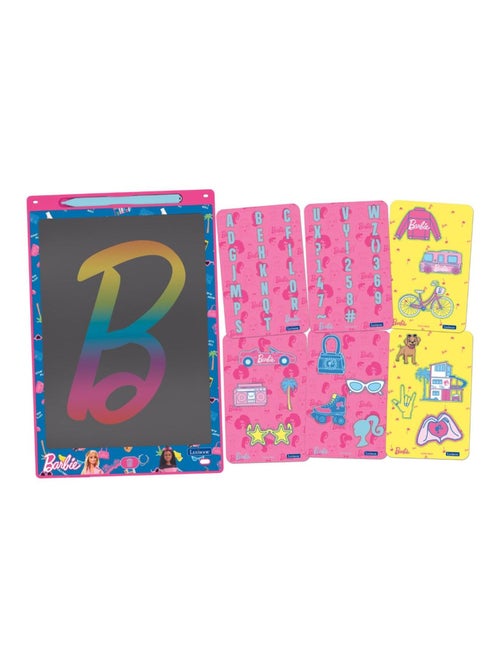 Tablette à dessins électronique multicolore barbie - Kiabi Tablette à dessins électronique multicolore barbie - Kiabi