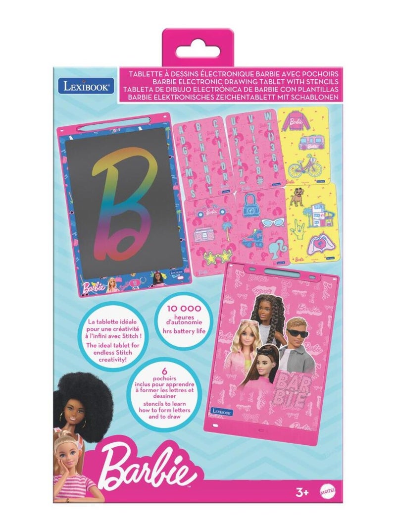 Tablette à dessins électronique multicolore barbie N/A - Kiabi