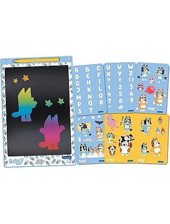 Tablette à dessins électronique multicolore bluey