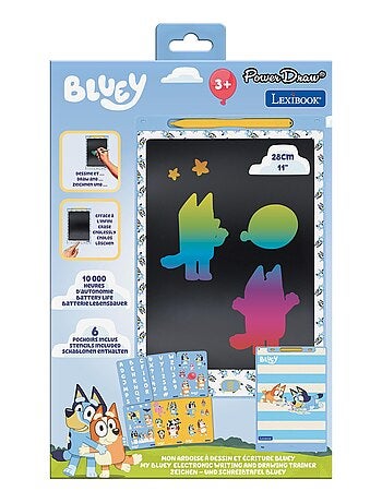 Tablette à dessins électronique multicolore bluey