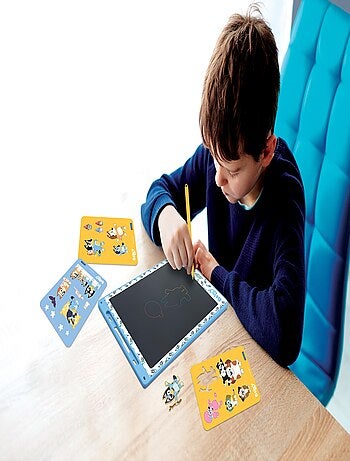 Tablette à dessins électronique multicolore bluey