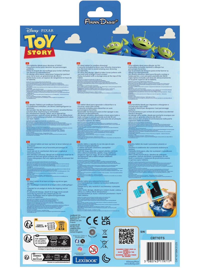 Tablette à dessins électronique multicolore toy story N/A - Kiabi