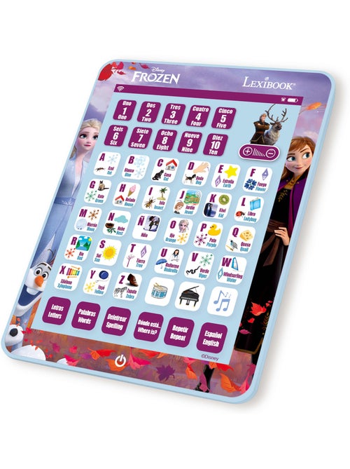 Tablette éducative bilingue la reine des neiges en espagnol et en anglais - Kiabi Tablette éducative bilingue la reine des neiges en espagnol et en anglais - Kiabi