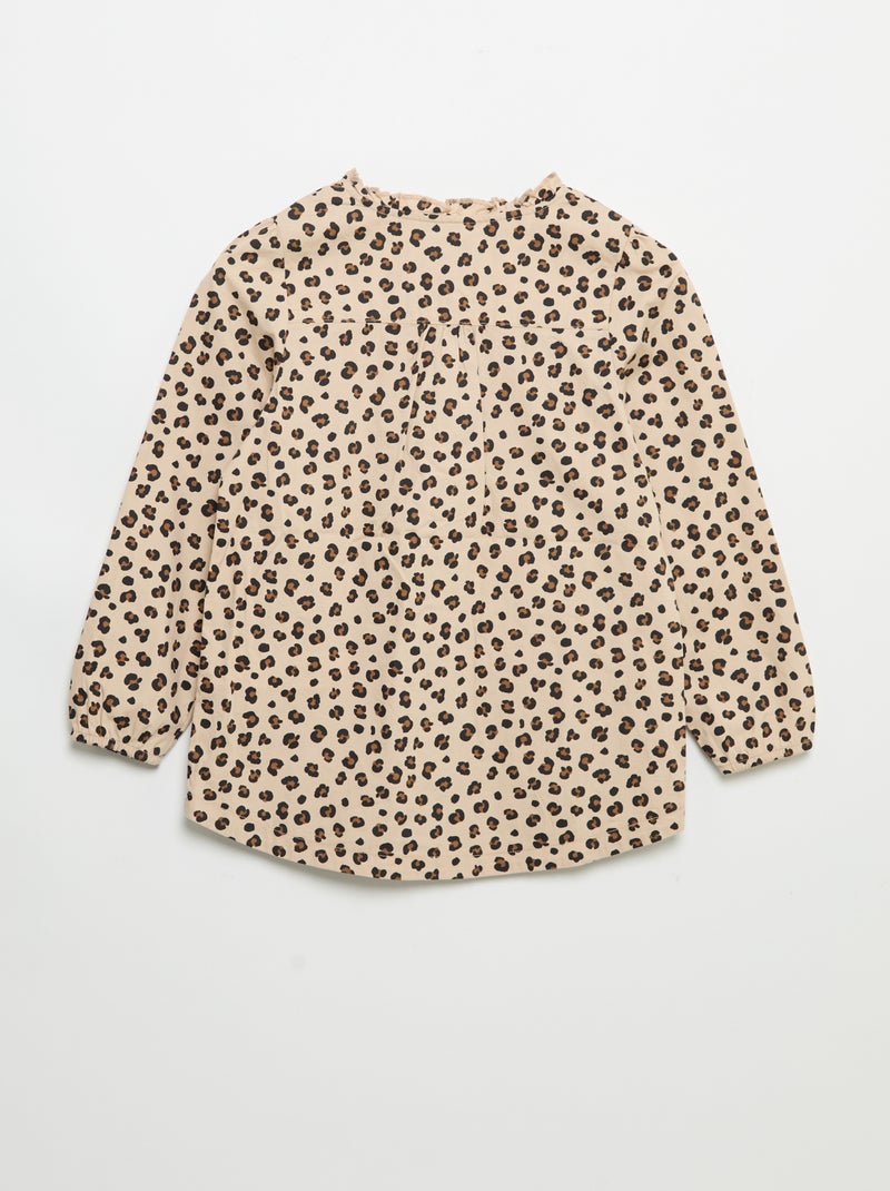 Tablier à pressions Beige - Kiabi