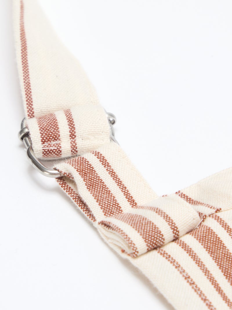 Tablier adulte en coton Marron - Kiabi