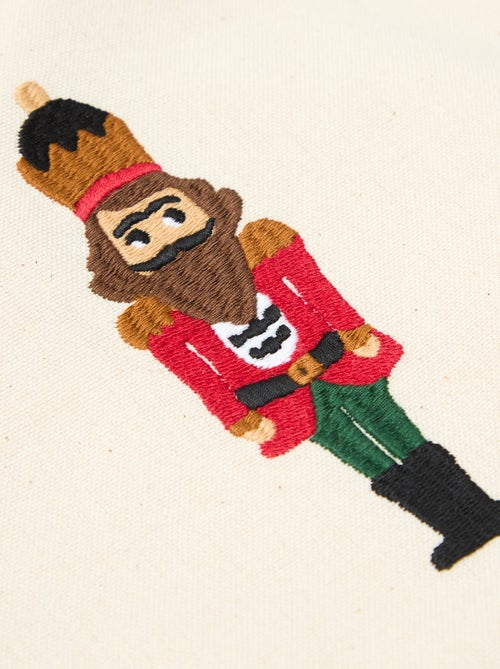 Tablier adulte imprimé Noël en coton 94x69 cm - Kiabi