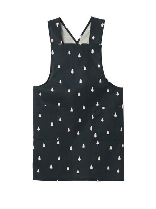 Tablier adulte imprimé Noël en coton 94x69 cm - Kiabi