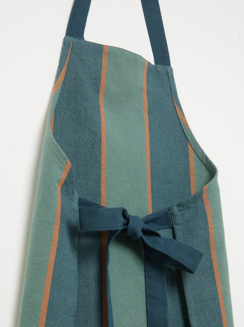 Tablier de cuisine à carreaux - KIABI Home Vert - Kiabi
