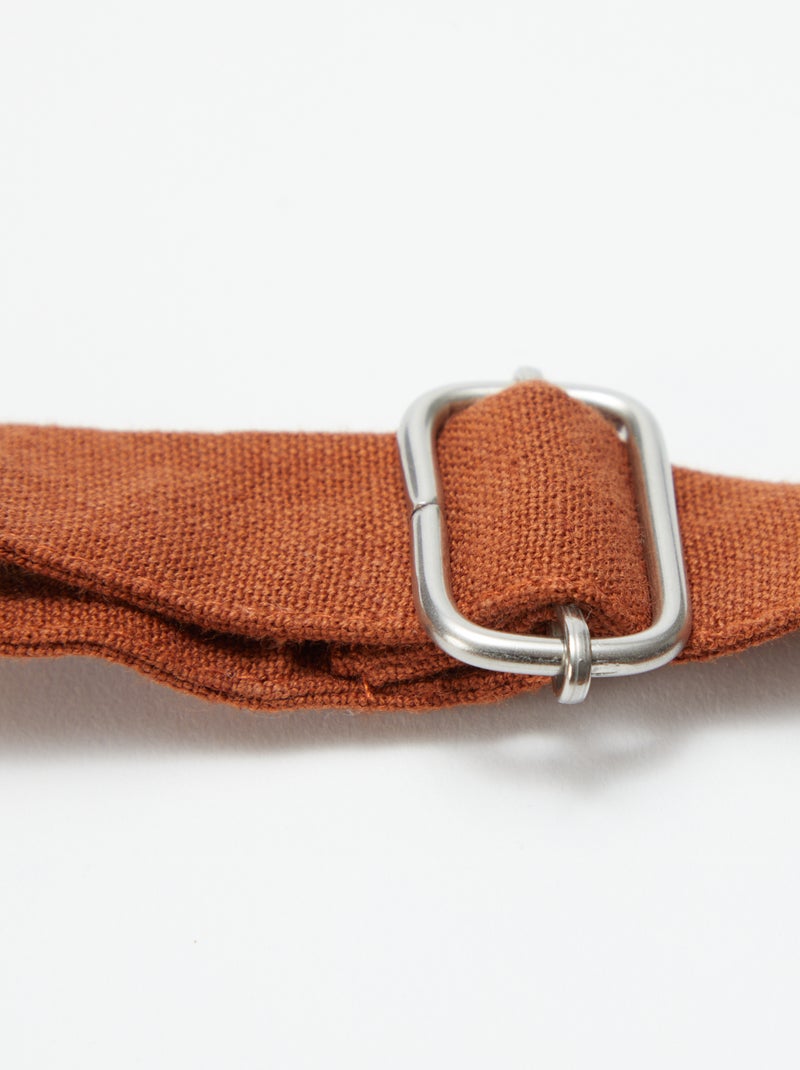 Tablier de cuisine en coton MARRON - Kiabi