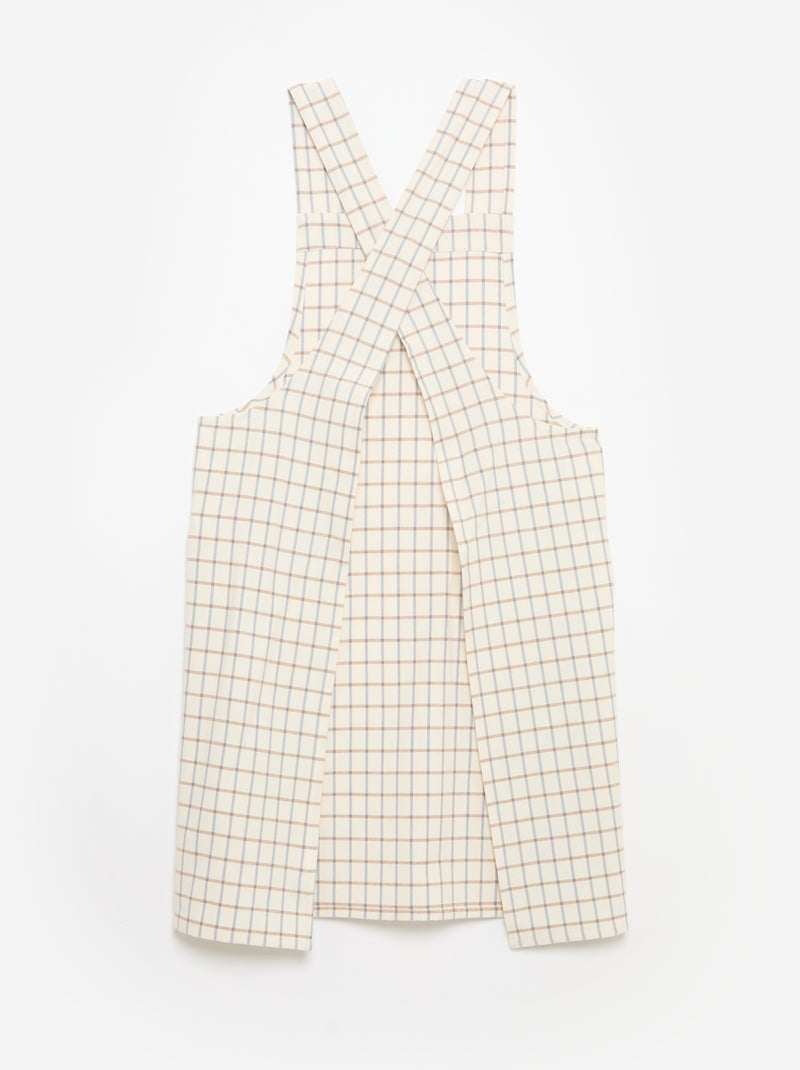 Tablier de cuisine imprimé Beige - Kiabi