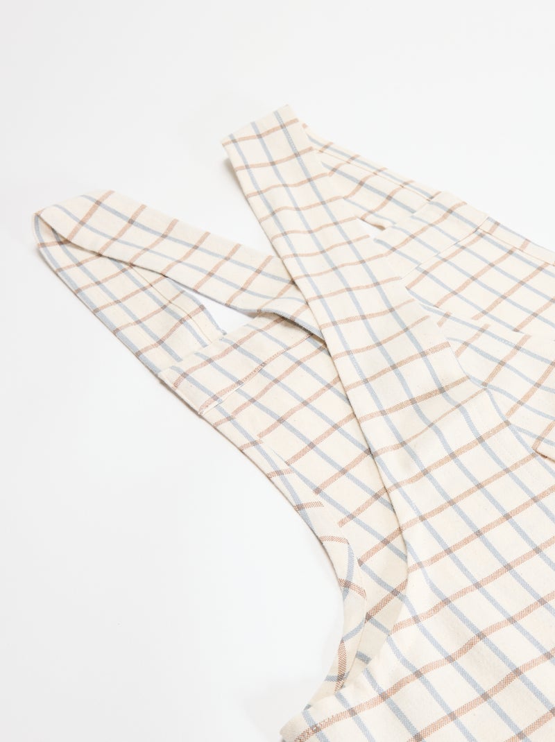 Tablier de cuisine imprimé Beige - Kiabi