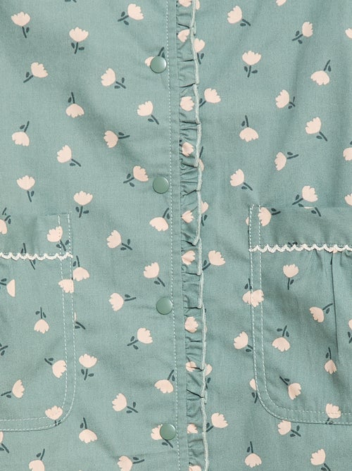 Tablier en popeline à manches longues - Kiabi