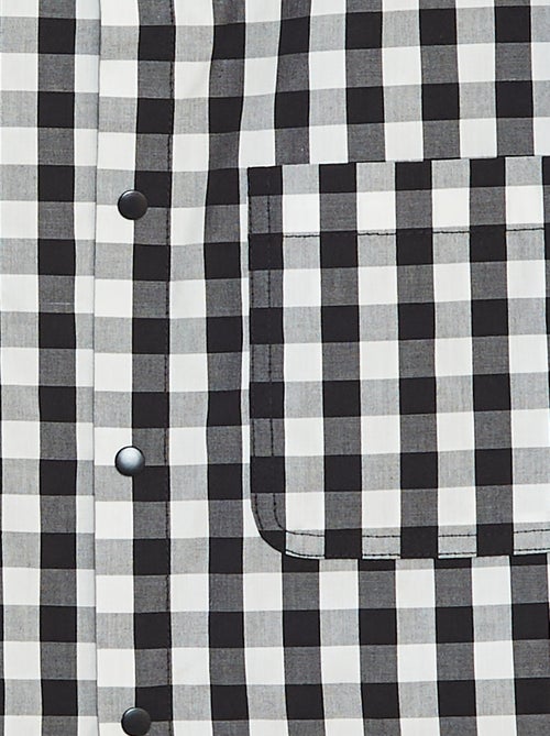 Tablier en popeline à manches longues - Kiabi