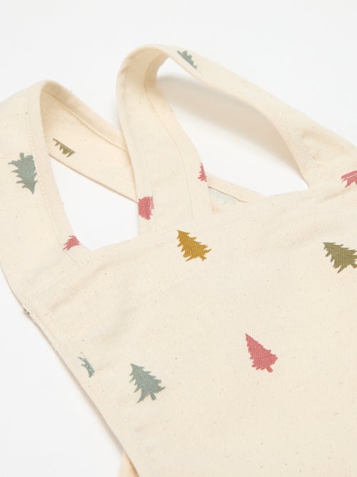 Tablier enfant imprimé Noël en coton 55x49 cm - Kiabi Tablier enfant imprimé Noël en coton 55x49 cm - Kiabi