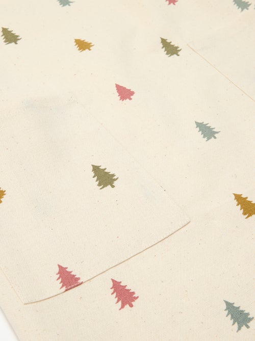 Tablier enfant imprimé Noël en coton 55x49 cm - Kiabi Tablier enfant imprimé Noël en coton 55x49 cm - Kiabi