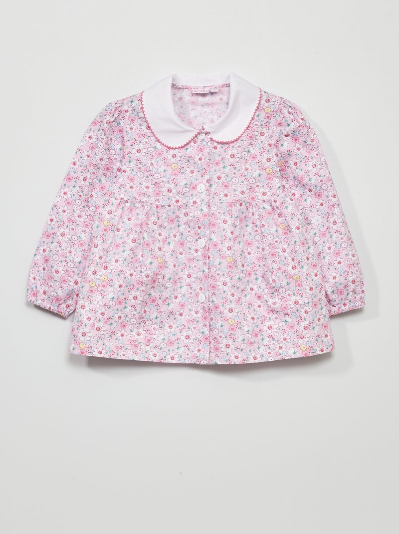 Tablier fleuri ROSE - Kiabi