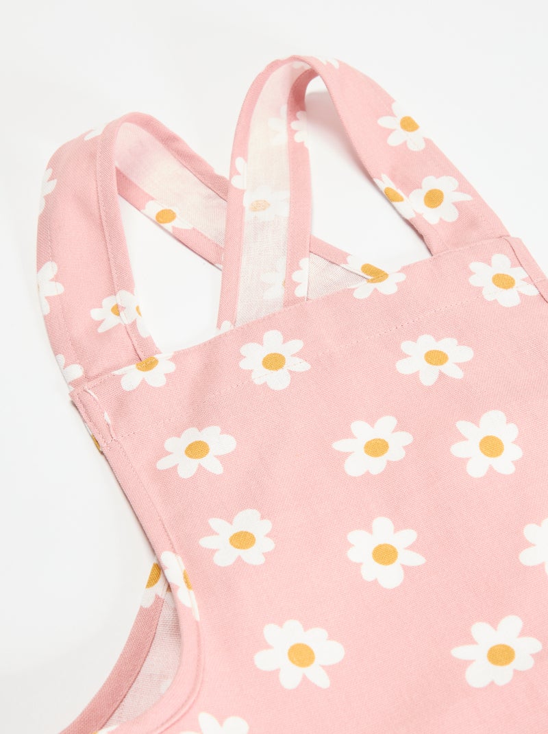 Tablier japonais enfant imprimé Rose - Kiabi