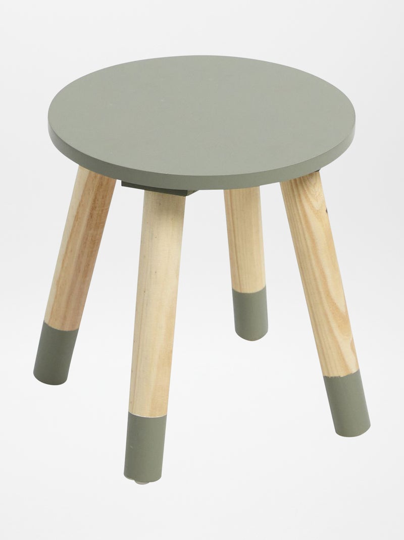 Tabouret rond Vert - Kiabi