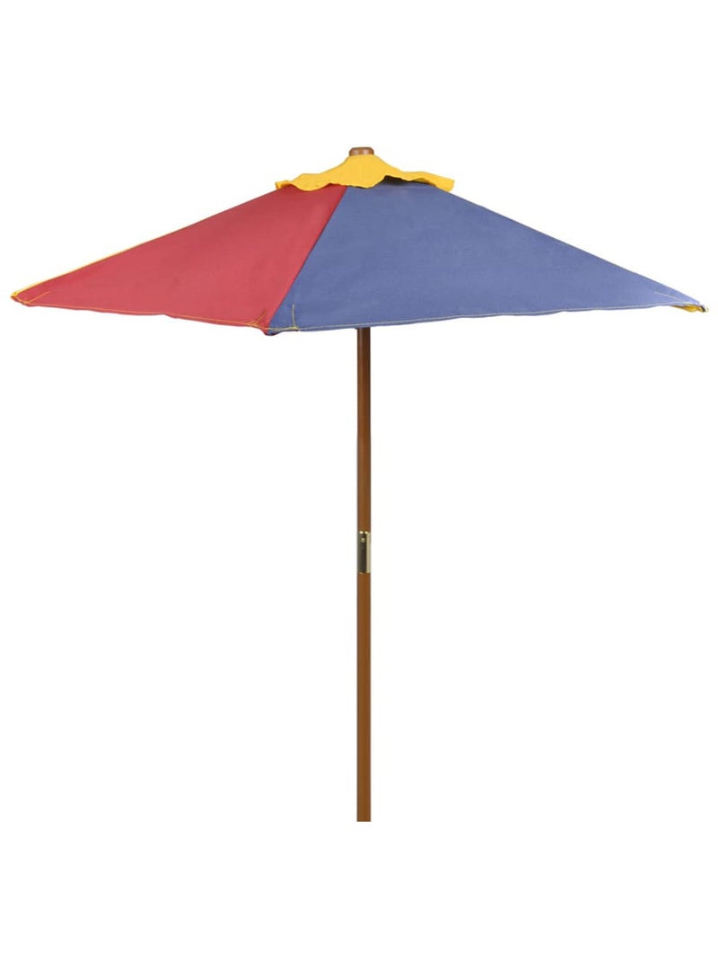 Tafel en banken met parasol voor kinderen Multicolor - Kiabi