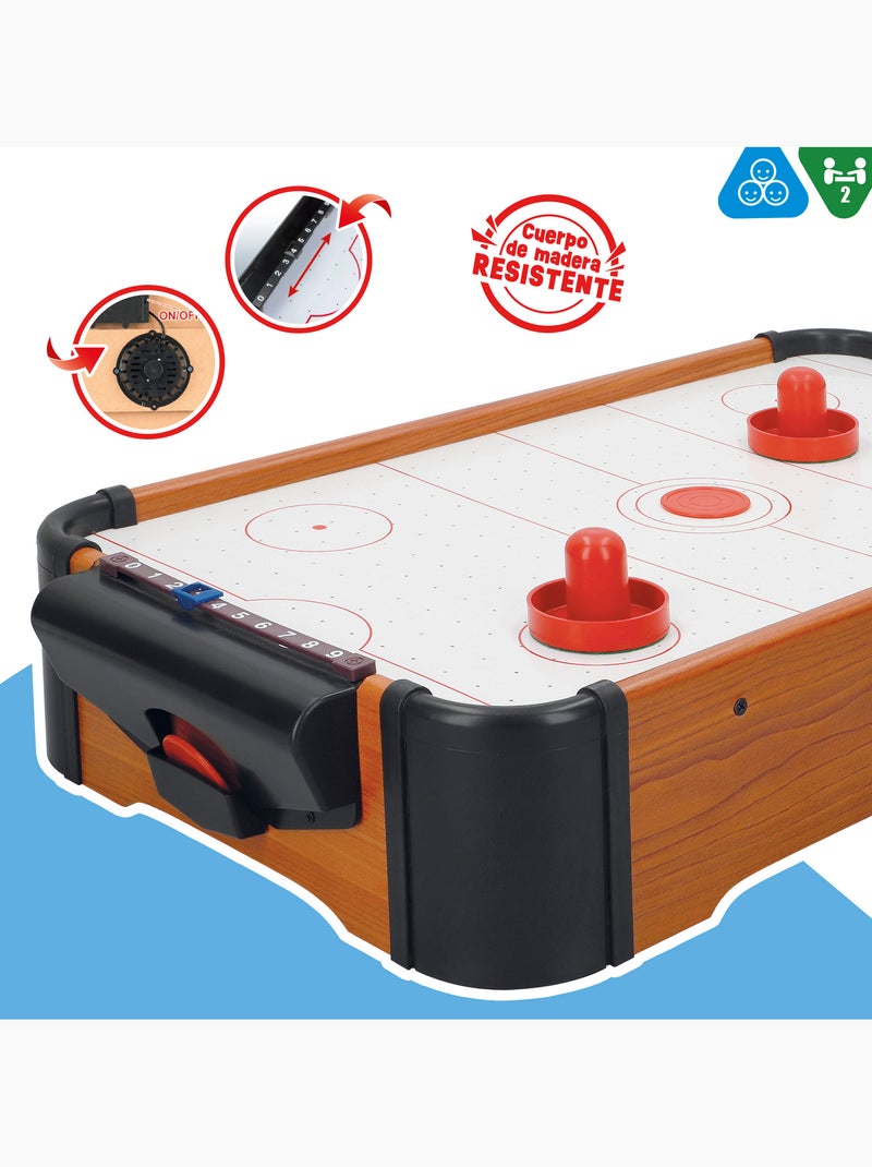 Tafelairhockeyspel, hout, 56x31x10 cm cb games N.v.t. - Kiabi