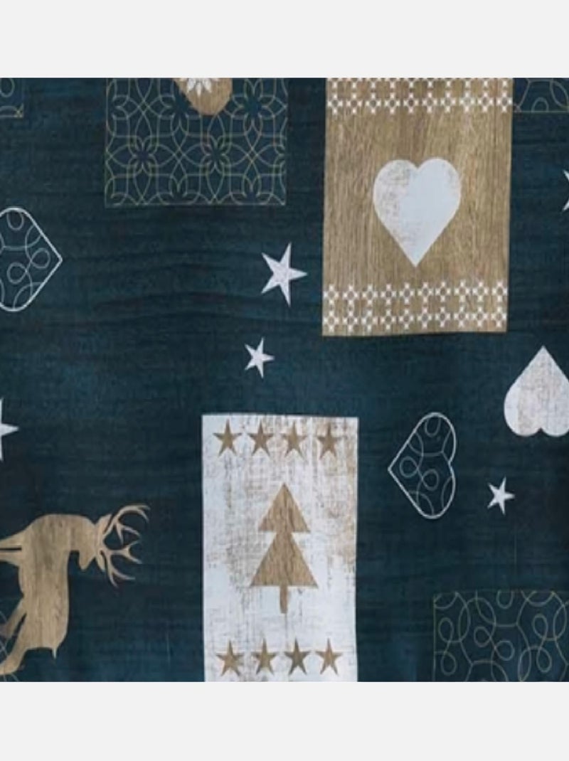 Tafelkleden van polyester augustin promo linge Blauw - Kiabi
