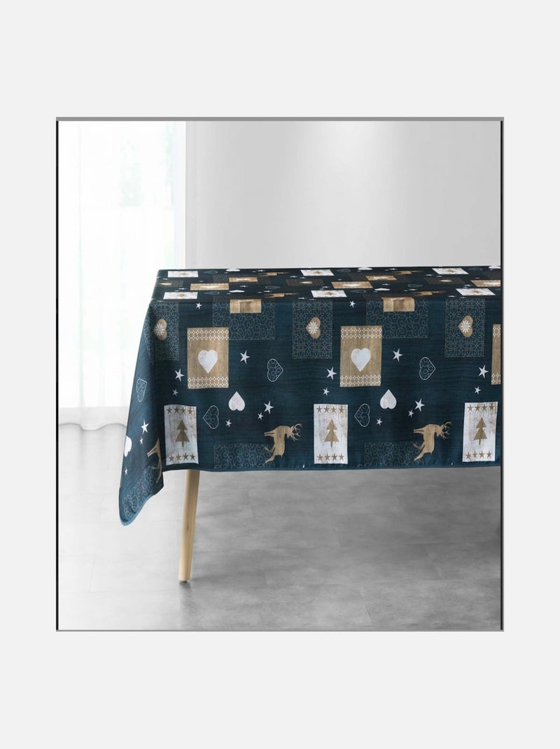 Tafelkleden van polyester augustin promo linge Blauw - Kiabi