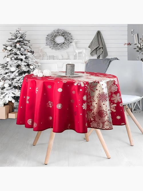 Tafelkleden van Polyester Kerstsneeuw PROMO LINGE - Kiabi