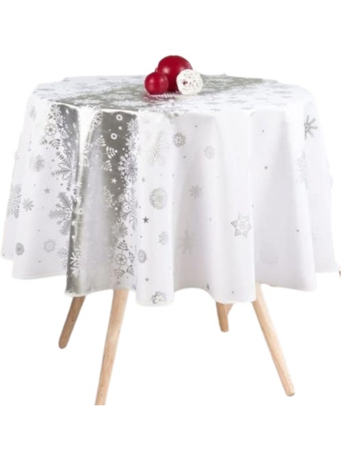 Tafelkleden van Polyester Kerstsneeuw PROMO LINGE - Kiabi