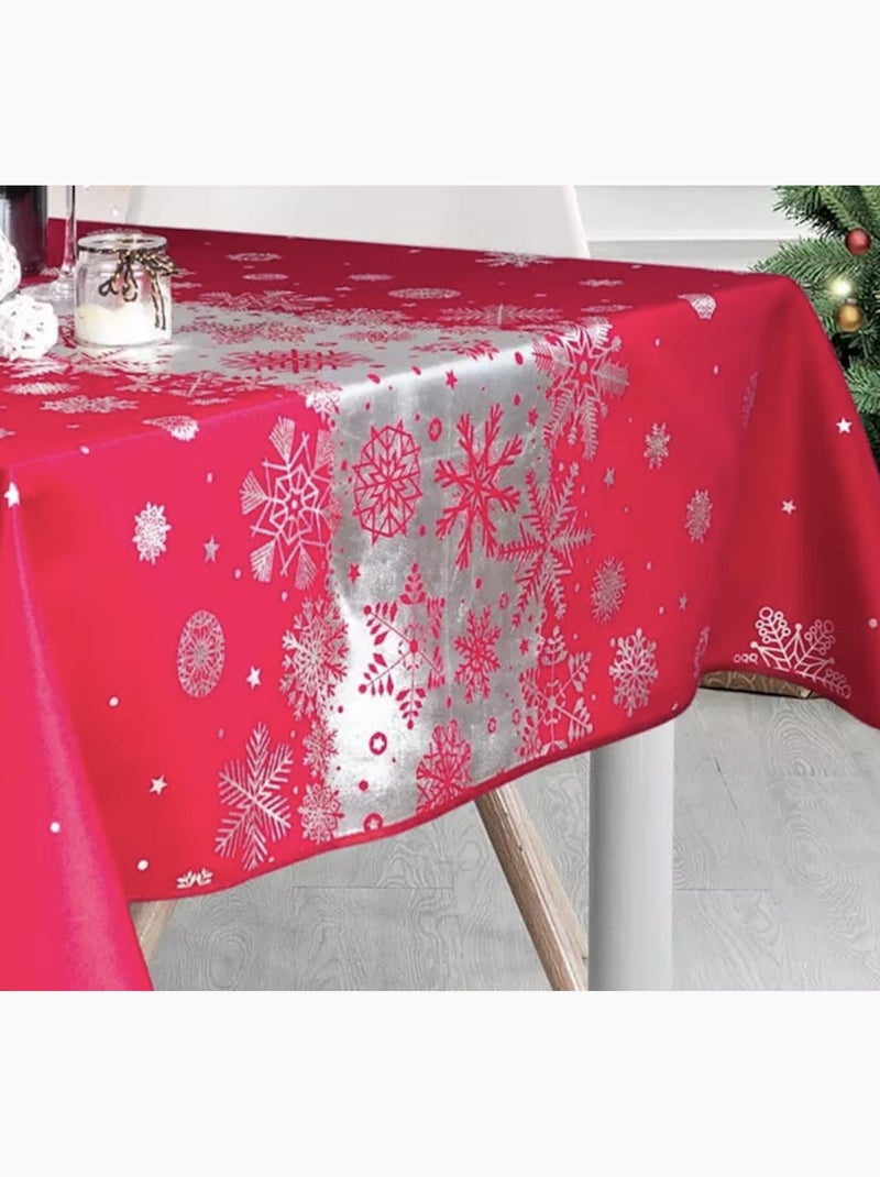 Tafelkleden van Polyester Kerstsneeuw PROMO LINGE Wit - Kiabi