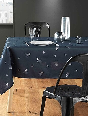 Tafelkleden van polyester sapin argent promo linge