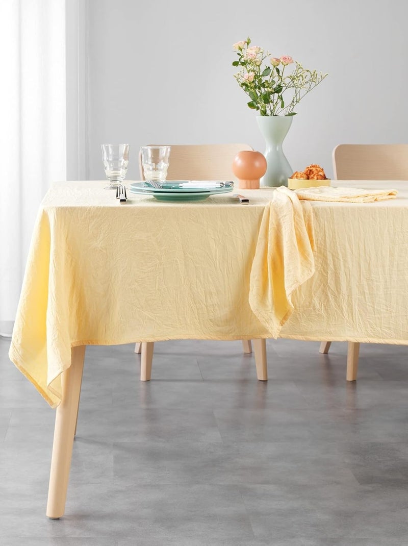 Tafelkleden van polyester suzy douceur d'intérieur Geel - Kiabi