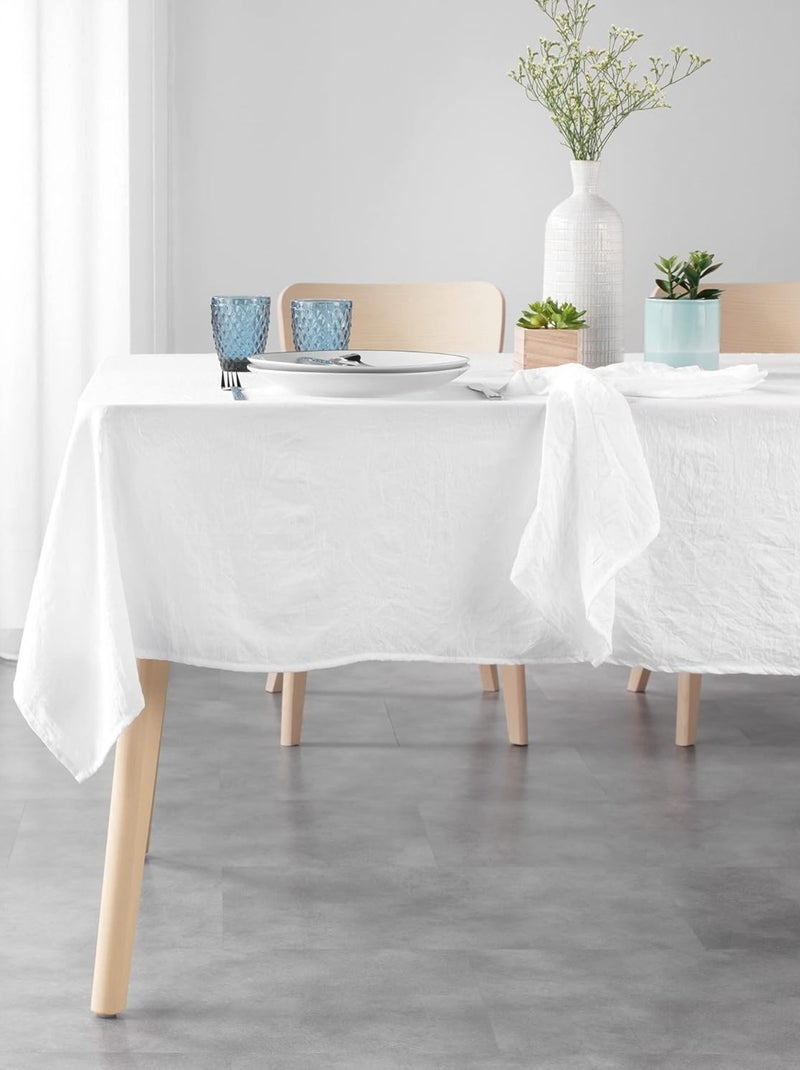 Tafelkleden van polyester suzy douceur d'intérieur Wit - Kiabi