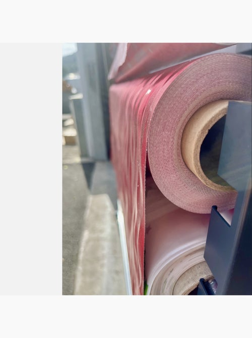 Tafelkleden van PVC Métallisé Houlis Rouge PROMO LINGE - Kiabi