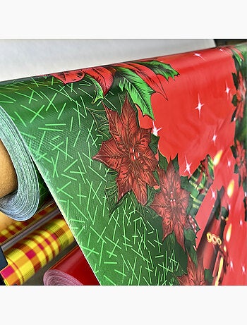 Tafelkleden van pvc motif bougies promo linge