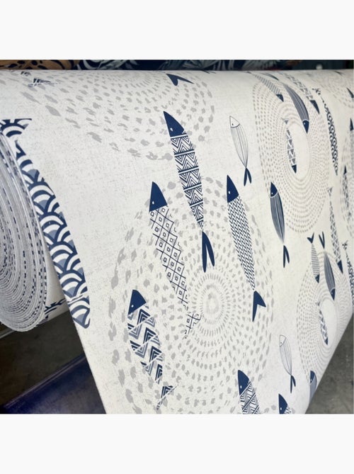 Tafelkleden van PVC Poissons PROMO LINGE - Kiabi