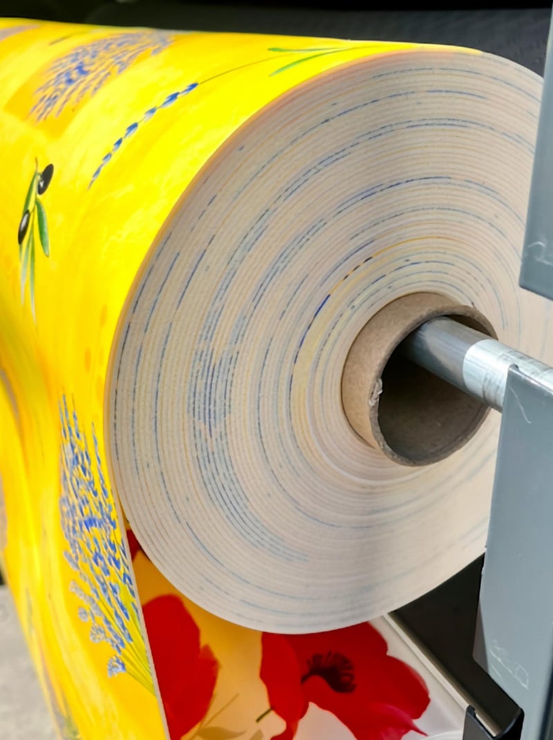 Tafelkleden van pvc provençaals promo linge Geel - Kiabi