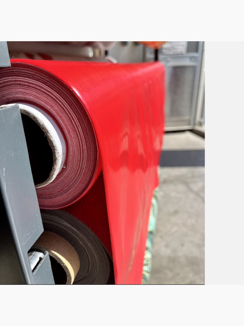 Tafelkleden van pvc unie promo linge Rood - Kiabi