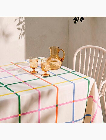 Tafelkleed color lines "happyfriday