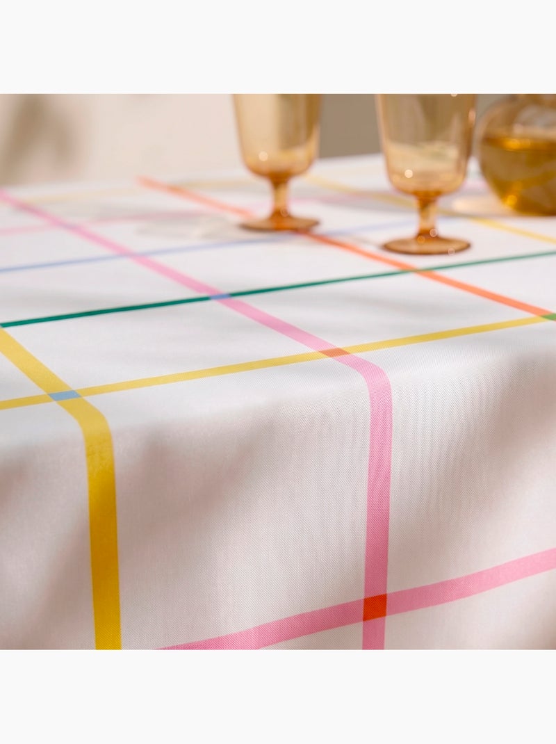 Tafelkleed color lines "happyfriday" Multicolor - Kiabi