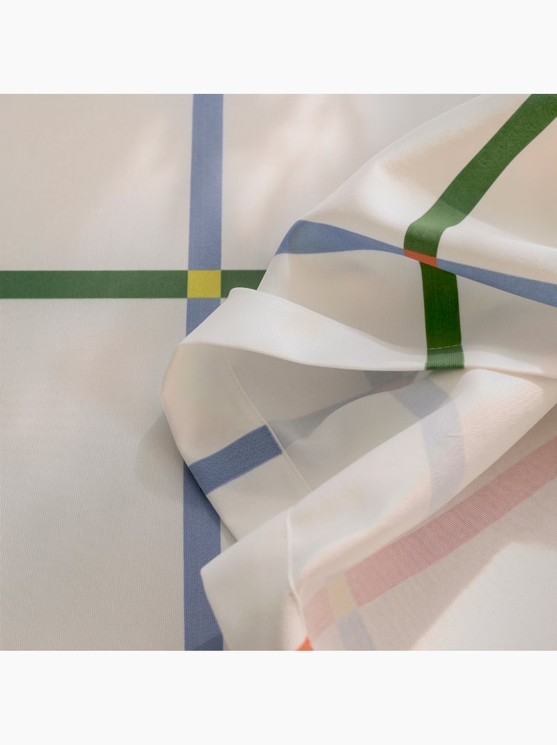 Tafelkleed color lines "happyfriday" Multicolor - Kiabi