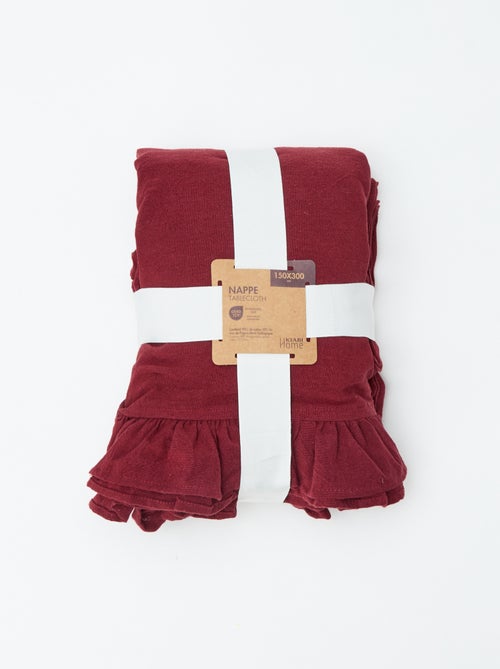 Tafelkleed met franjes (150x300 cm) - Kiabi Home - Kiabi