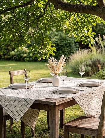 Tafelkleed met ruiten (150x250 cm) - Kiabi Home