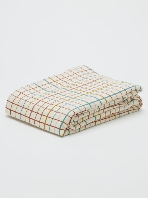 Tafelkleed met ruitjesprint - 150 x 250 cm - Kiabi Home - Kiabi