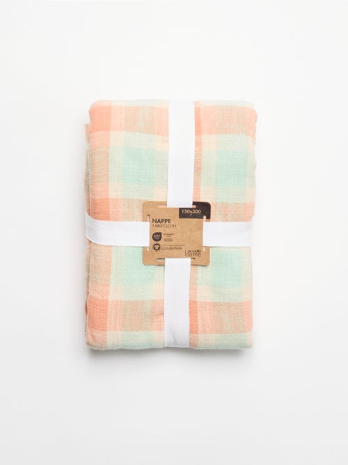 Tafelkleed met ruitprint - Kiabi