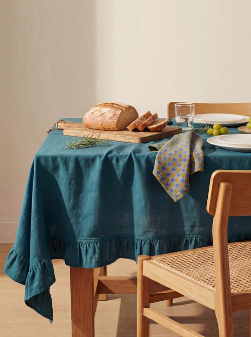 Tafelkleed met volants (150 x 250 cm) - Kiabi