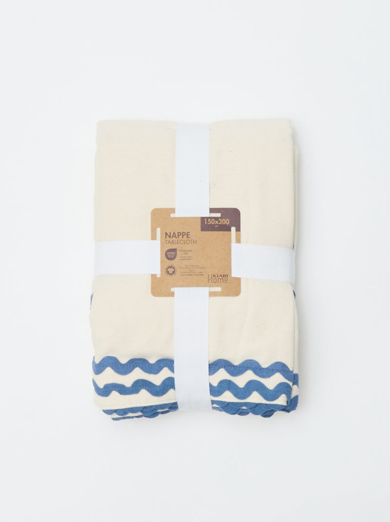 Tafelkleed van gemengd linnen - Kiabi Home Biege - Kiabi