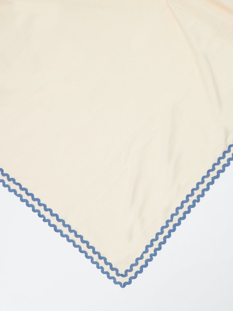 Tafelkleed van gemengd linnen (150x200 cm) - Kiabi Home Biege - Kiabi